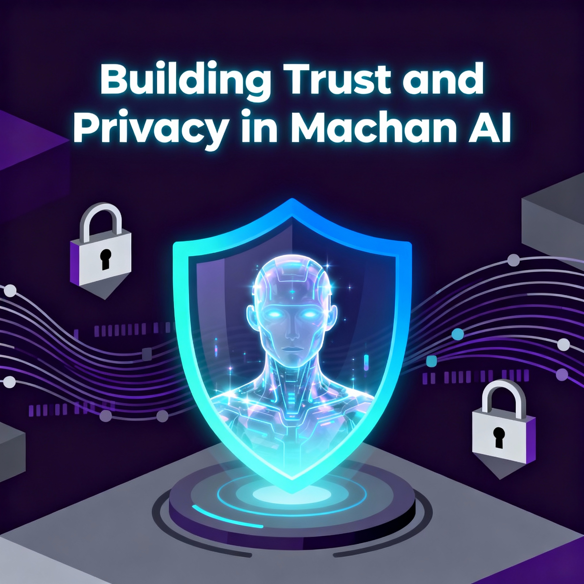 A shield icon symbolizing data security and privacy for Machan AI users
