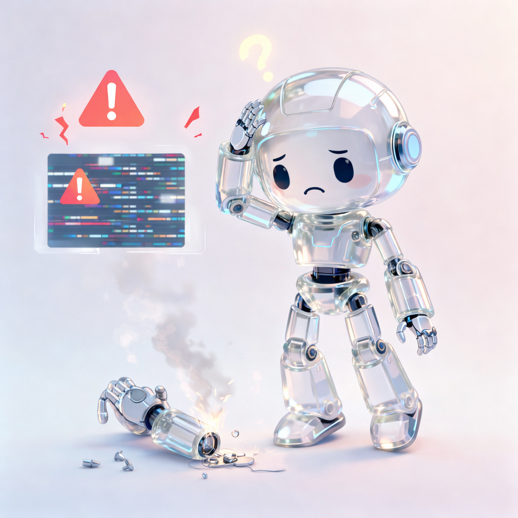 Abstract visualization of a magnifying glass scanning through lines of code.